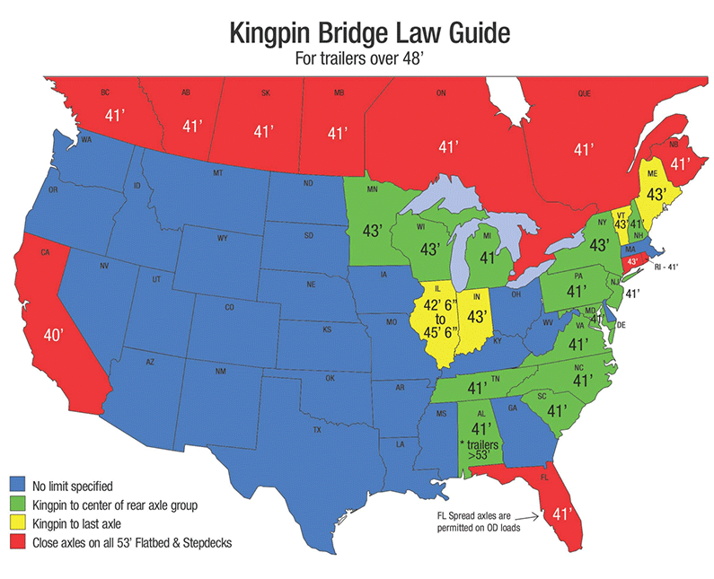How Much Weight Can I Put On a Flatbed Trailer? [An Overview of Flatbed Kingpin Laws]